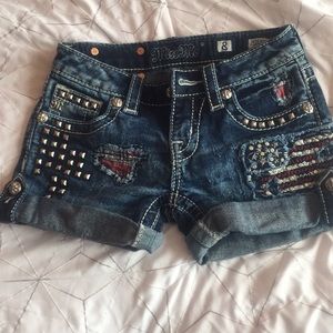 Girls Miss Me shorts